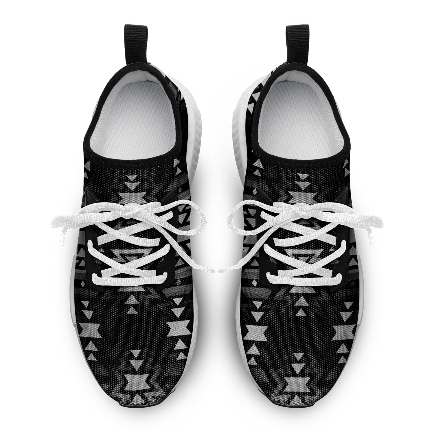 Black Fire Black and White Draco Running Shoes 49 Dzine 