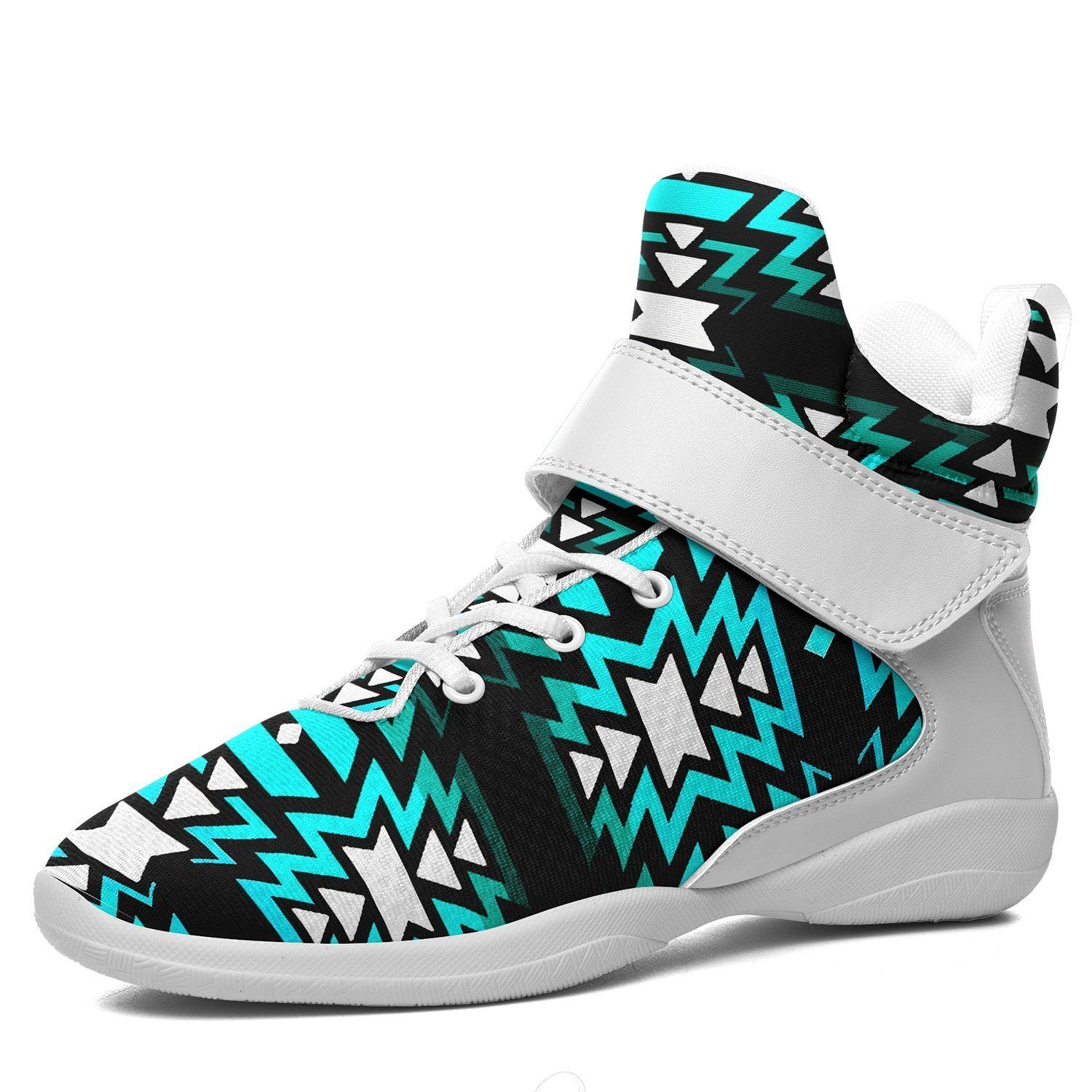 Black Fire Firefly Ipottaa Basketball / Sport High Top Shoes - White Sole 49 Dzine US Men 7 / EUR 40 White Sole with White Strap 