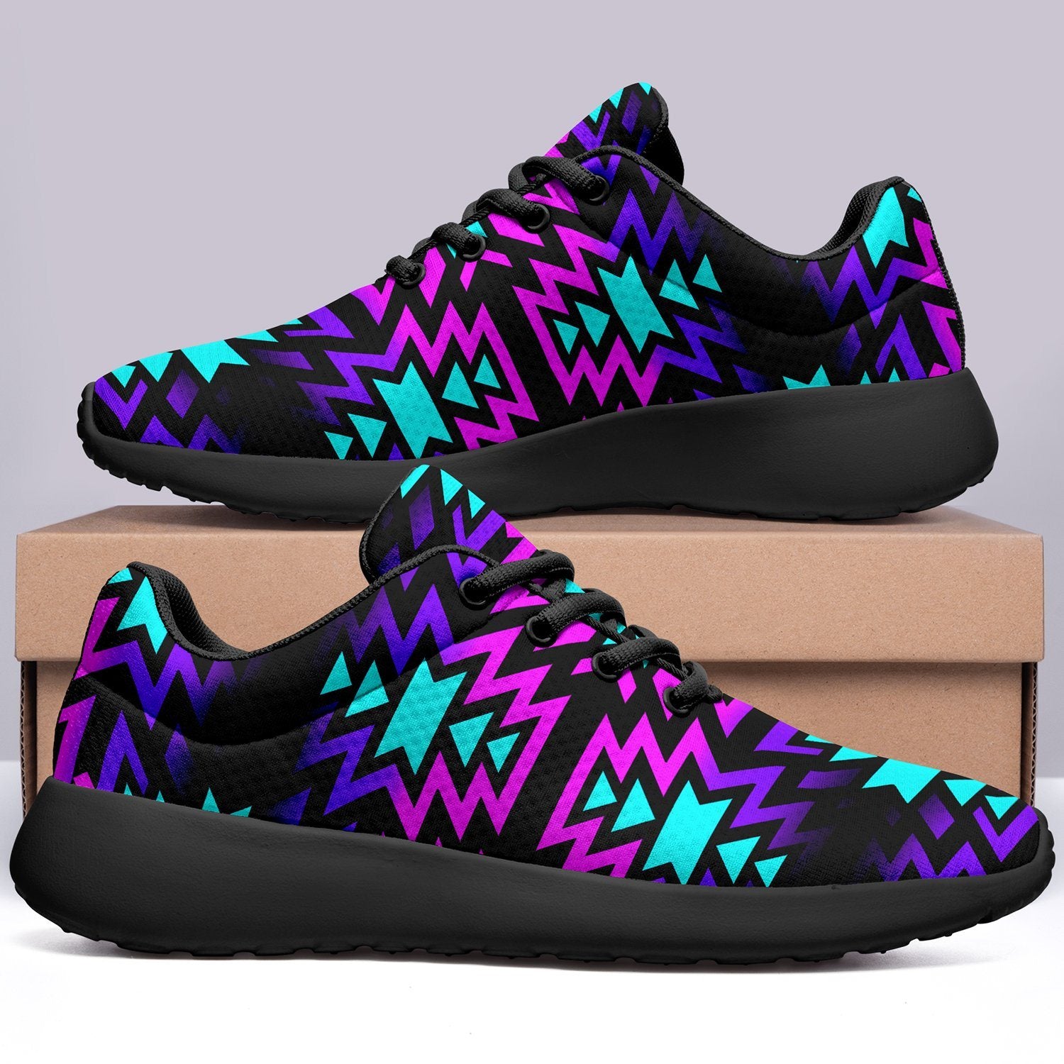 Black Fire Winter Sunset Ikkaayi Sport Sneakers 49 Dzine 