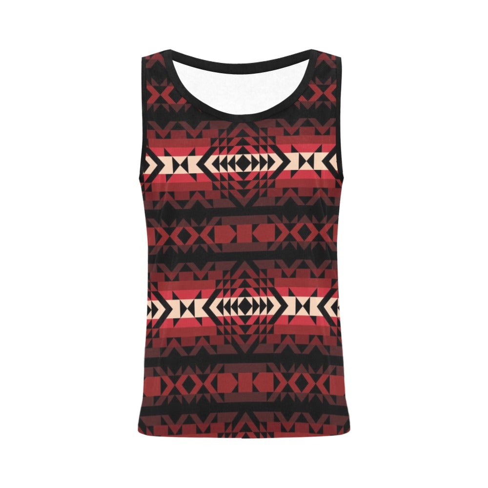 Black Rose All Over Print Tank Top for Women (Model T43) All Over Print Tank Top for Women (T43) e-joyer 