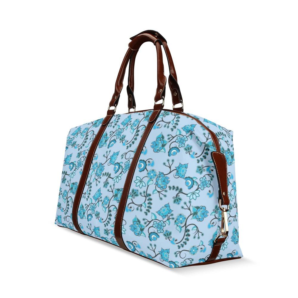 Blue Floral Amour Classic Travel Bag (Model 1643) Remake Classic Travel Bags (1643) e-joyer 
