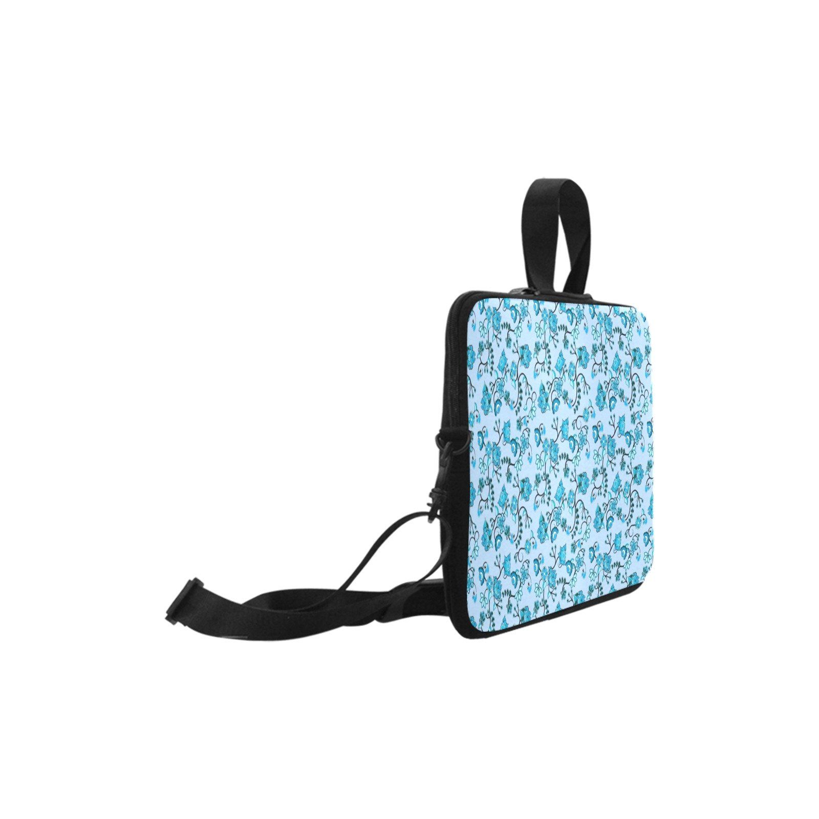 Blue Floral Amour Laptop Handbags 10" bag e-joyer 
