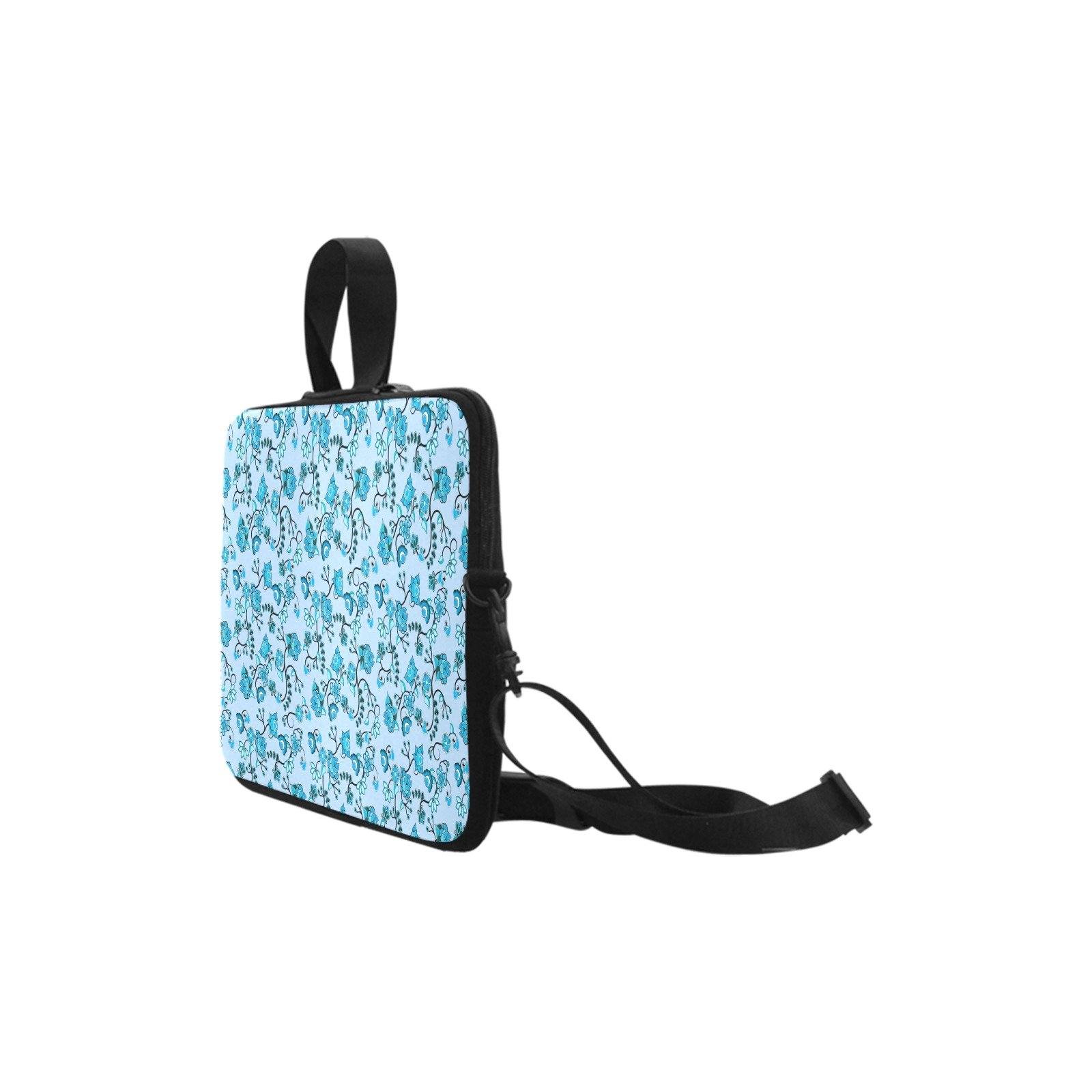 Blue Floral Amour Laptop Handbags 14" bag e-joyer 