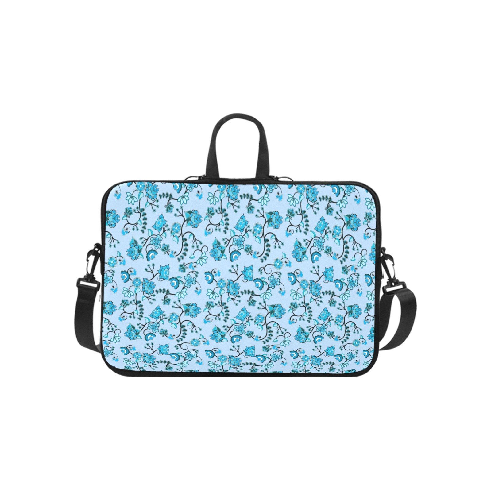 Blue Floral Amour Laptop Handbags 15" Laptop Handbags 15" e-joyer 