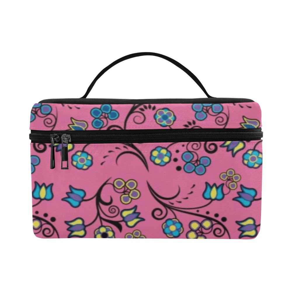 Blue Trio Bubblegum Cosmetic Bag/Large (Model 1658) bag e-joyer 