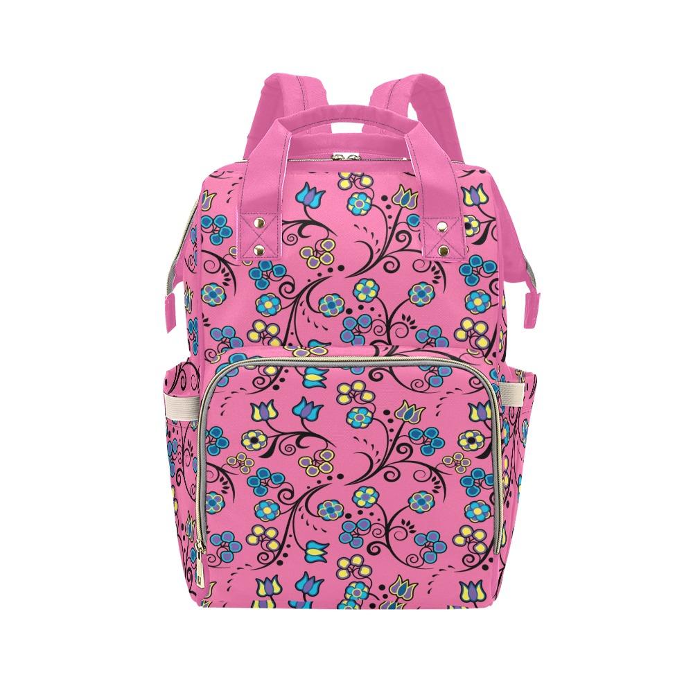 Blue Trio Bubblegum Multi-Function Diaper Backpack/Diaper Bag (Model 1688) bag e-joyer 