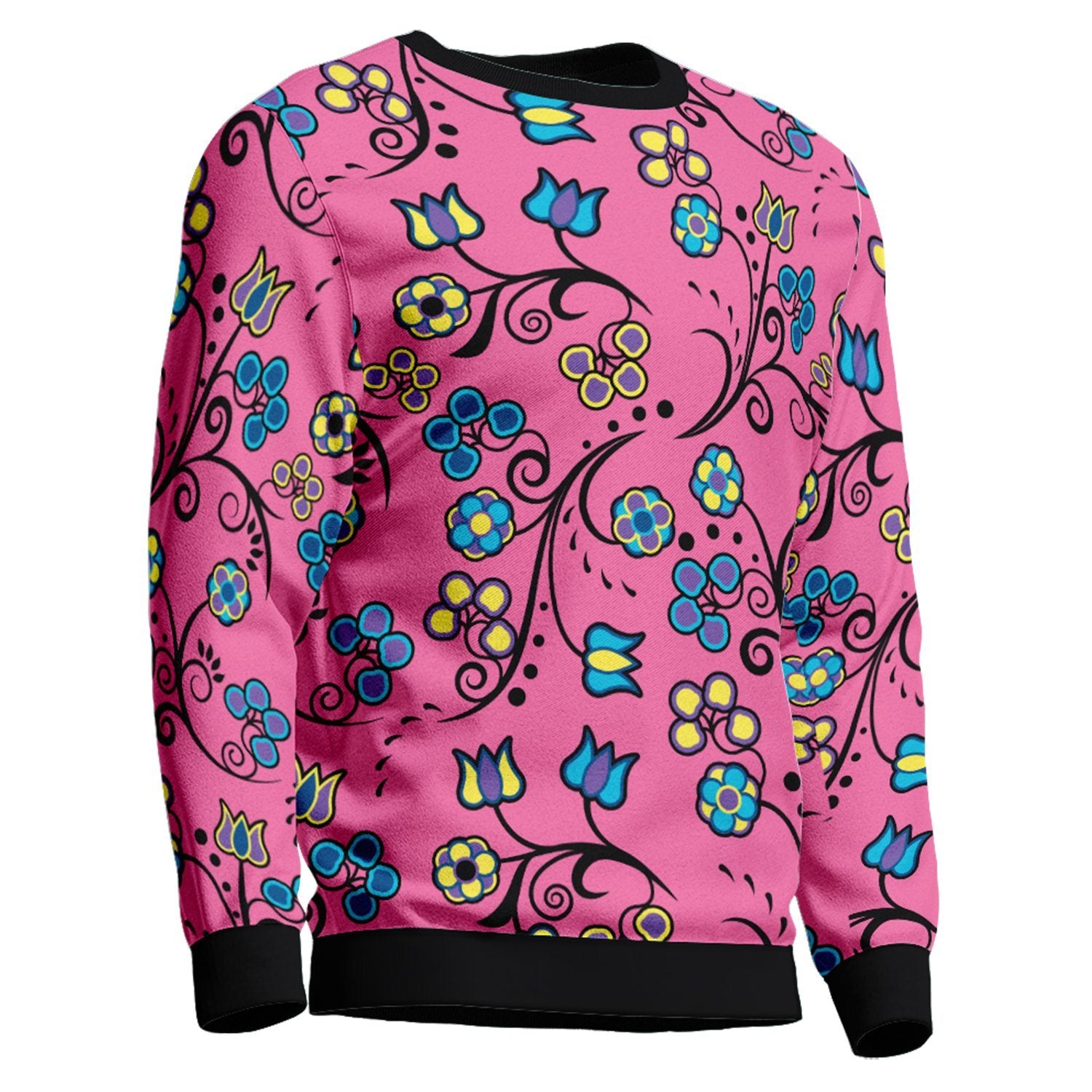 Blue Trio Bubblegum Unisex Crewneck Long Sleeve Top 49 Dzine 