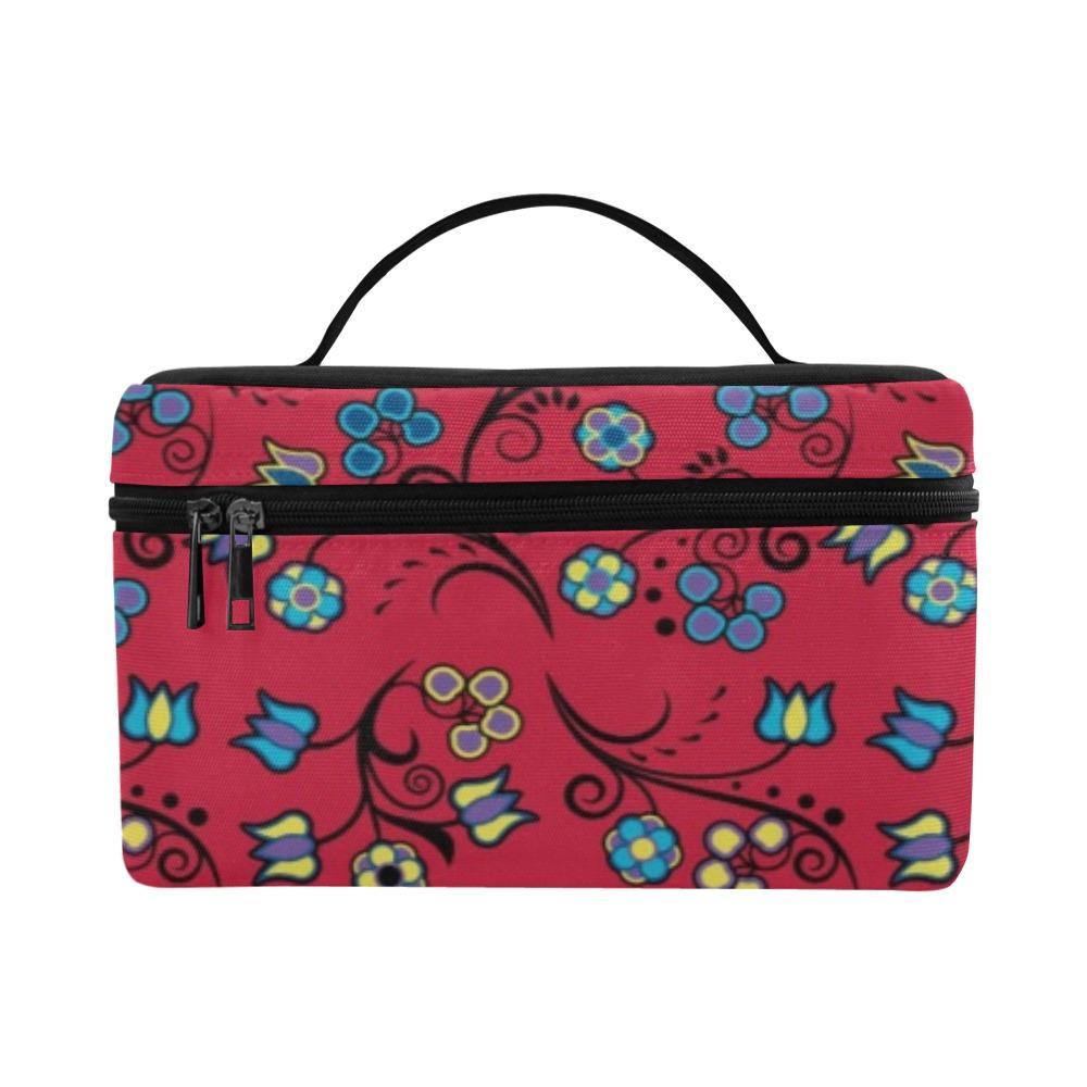 Blue Trio Cardinal Cosmetic Bag/Large (Model 1658) bag e-joyer 