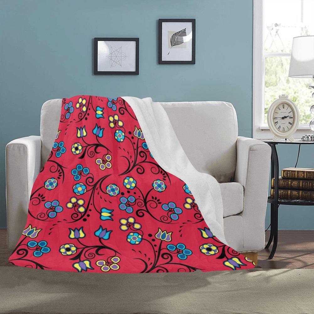 Blue Trio Cardinal Ultra-Soft Micro Fleece Blanket 50"x60" blanket e-joyer 