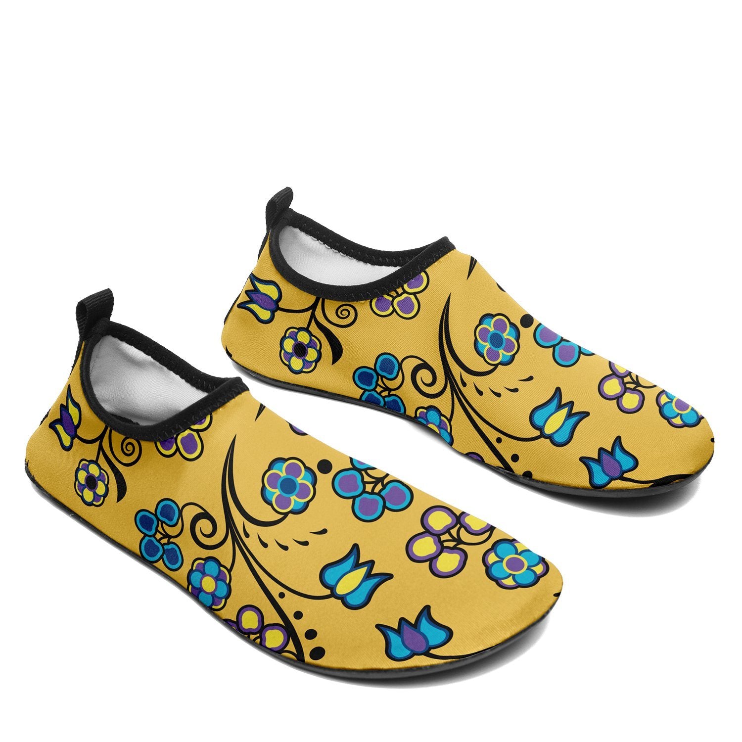 Blue Trio Tuscan Kid's Sockamoccs Slip On Shoes Herman 