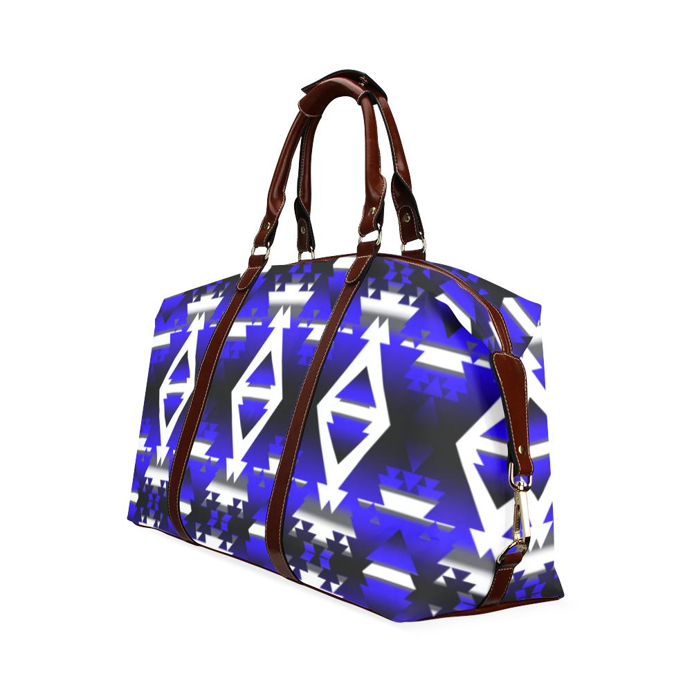 Blue Winter Camp Classic Travel Bag (Model 1643) Remake Classic Travel Bags (1643) e-joyer 