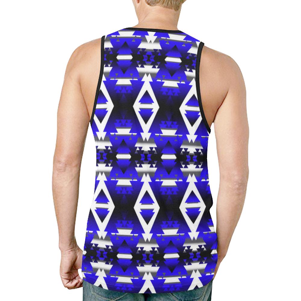 Blue Winter Camp New All Over Print Tank Top for Men (Model T46) New All Over Print Tank Top for Men (T46) e-joyer 