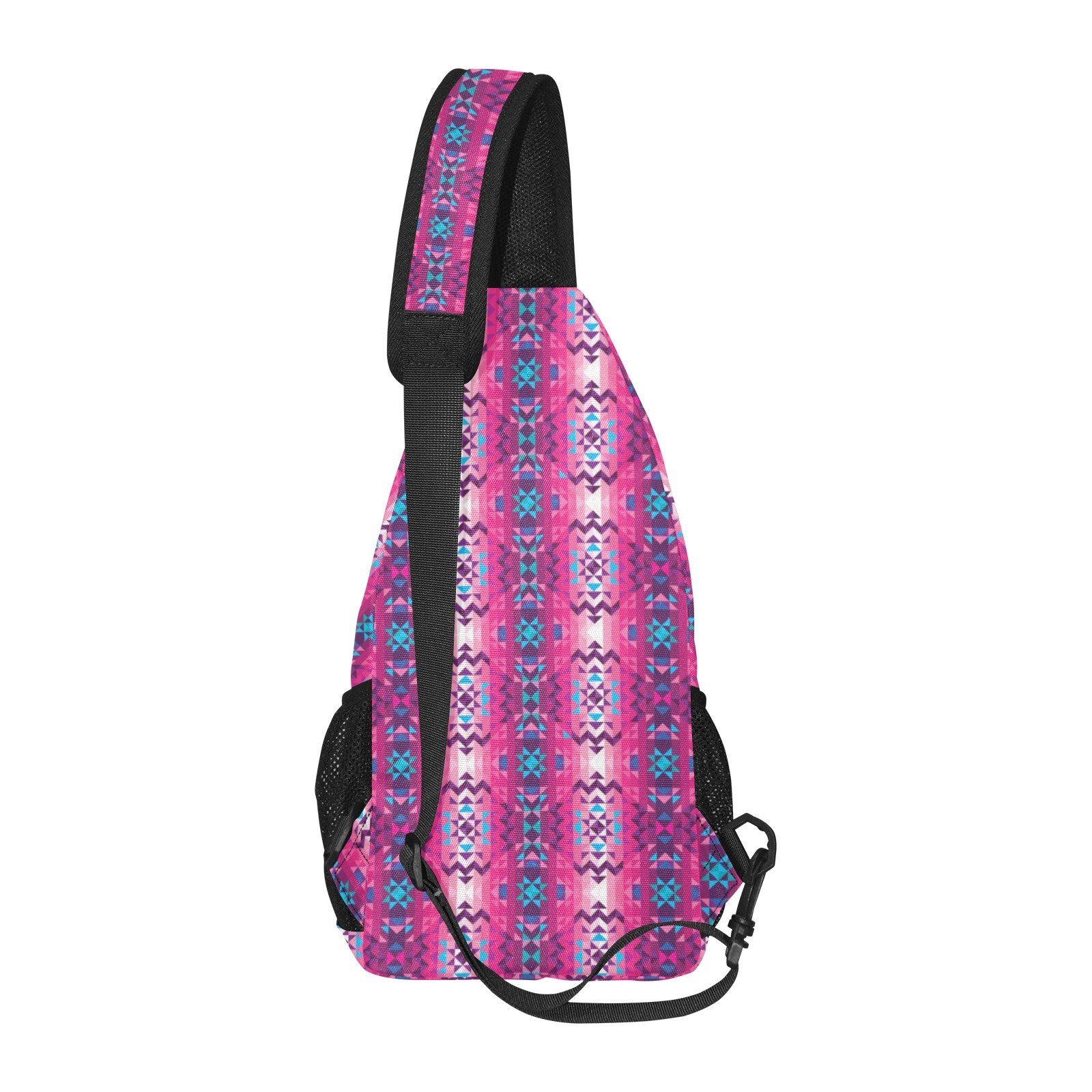 Bright Wave All Over Print Chest Bag (Model 1719) All Over Print Chest Bag (1719) e-joyer 