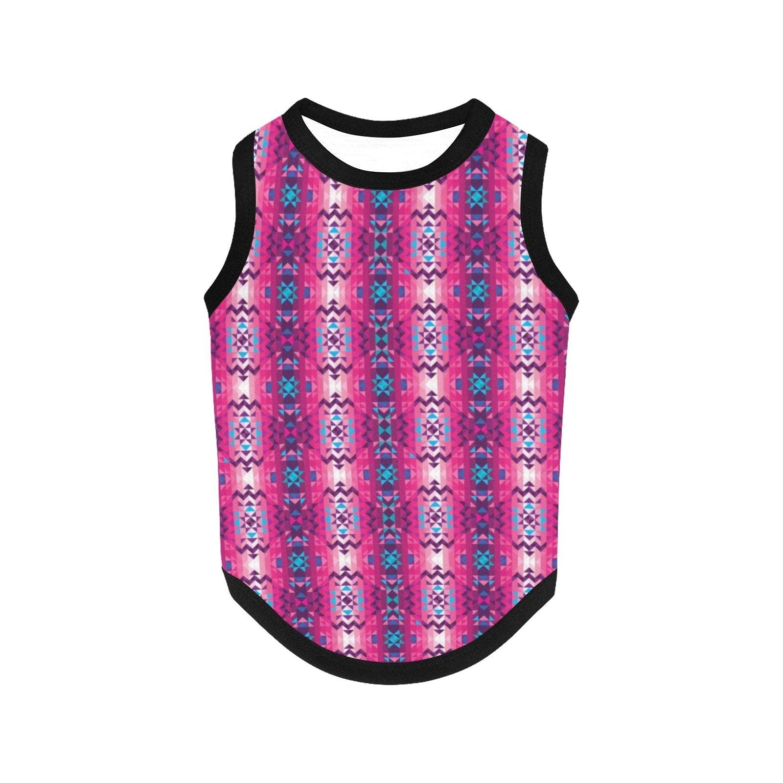 Bright Wave All Over Print Pet Tank Top Pet Tank Top e-joyer 