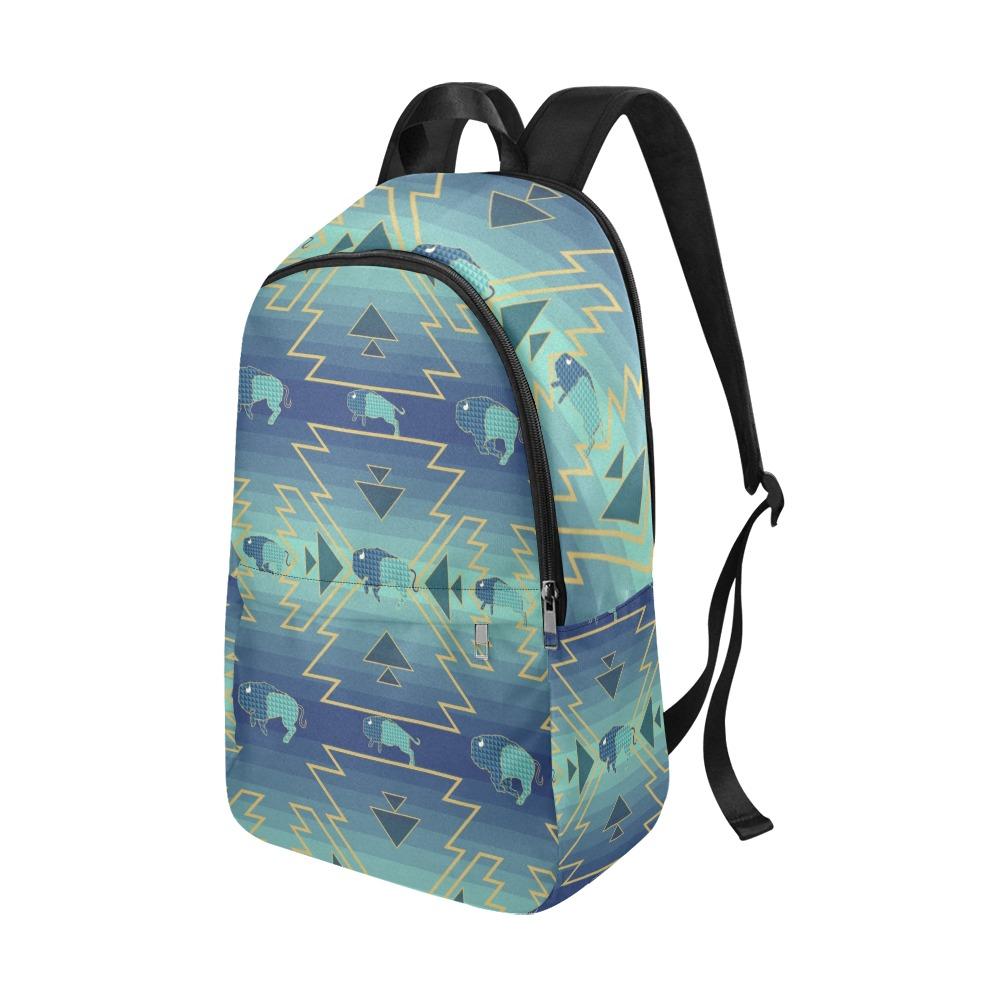 Buffalo Run Fabric Backpack for Adult (Model 1659) bag e-joyer 