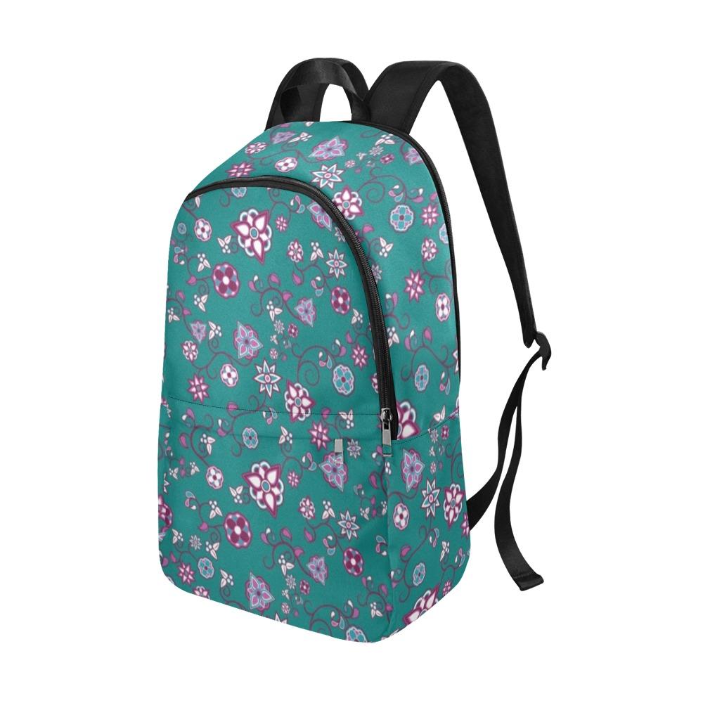 Burgundy Bloom Fabric Backpack for Adult (Model 1659) Casual Backpack for Adult (1659) e-joyer 