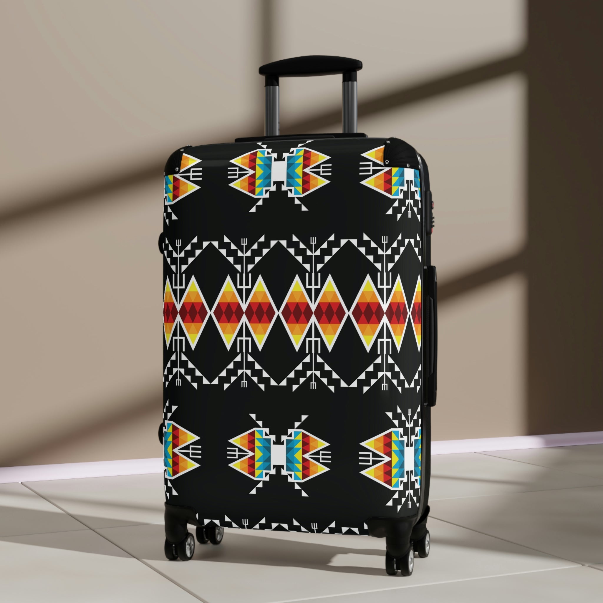 Sacred Trust Black and Colour Suitcases