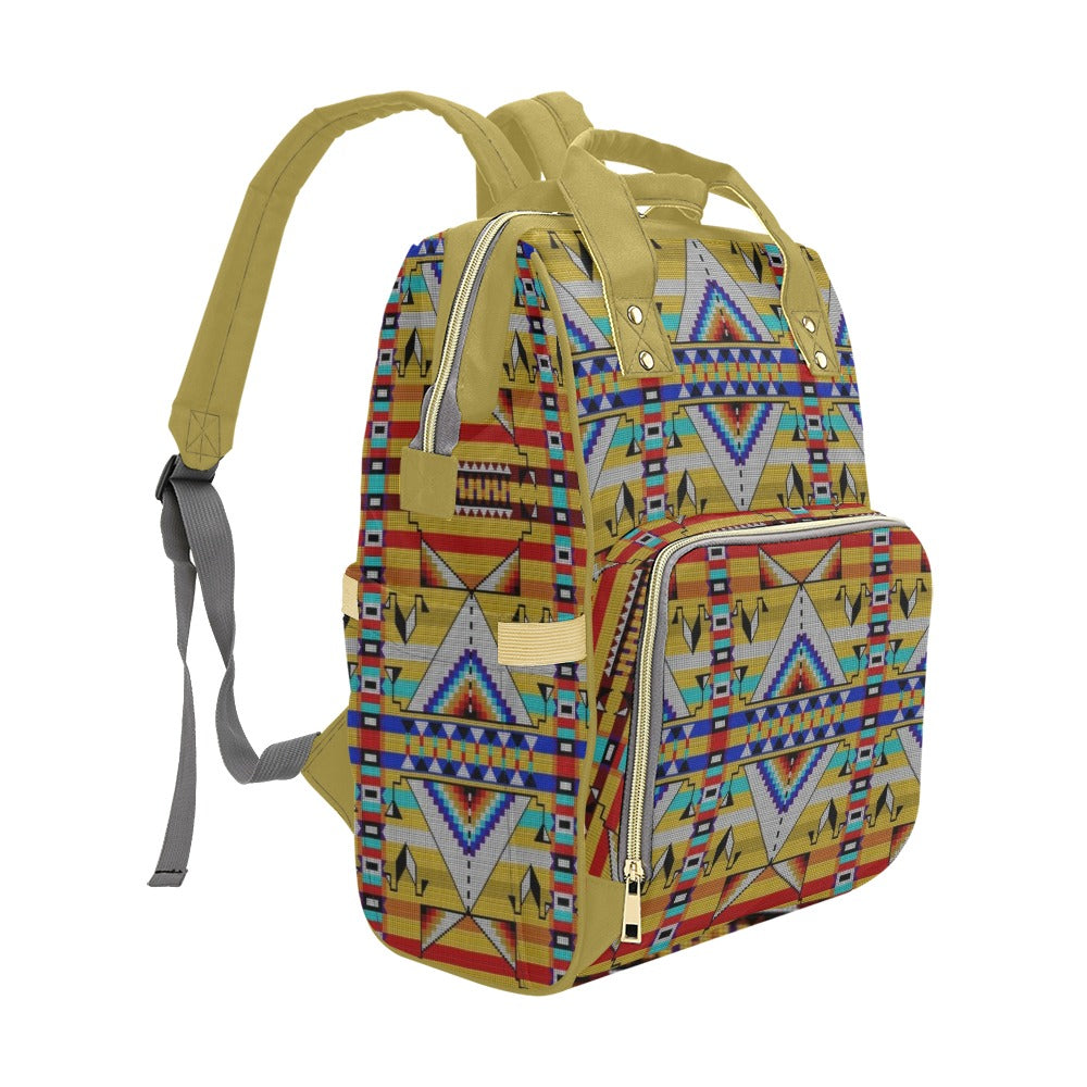 Medicine Blessing Yellow Multi-Function Diaper Backpack/Diaper Bag