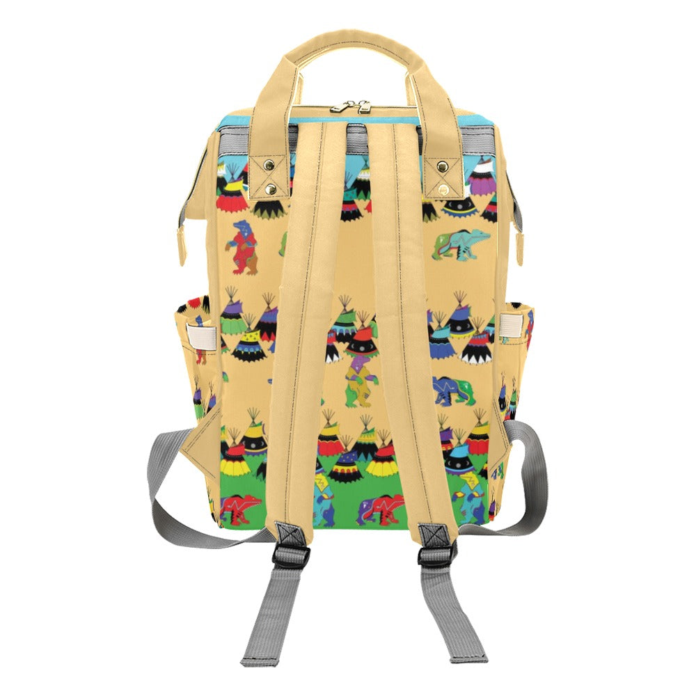 Bear Medicine Multi-Function Diaper Backpack/Diaper Bag