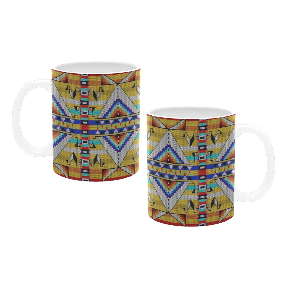 Medicine Blessing Yellow White Mug(11OZ)