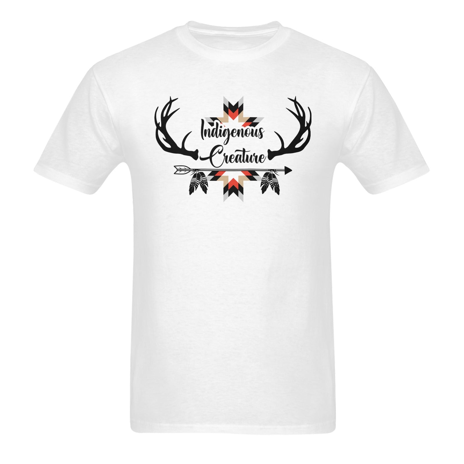 Indigenous creature shirt Classic Men's T-Shirt (White)