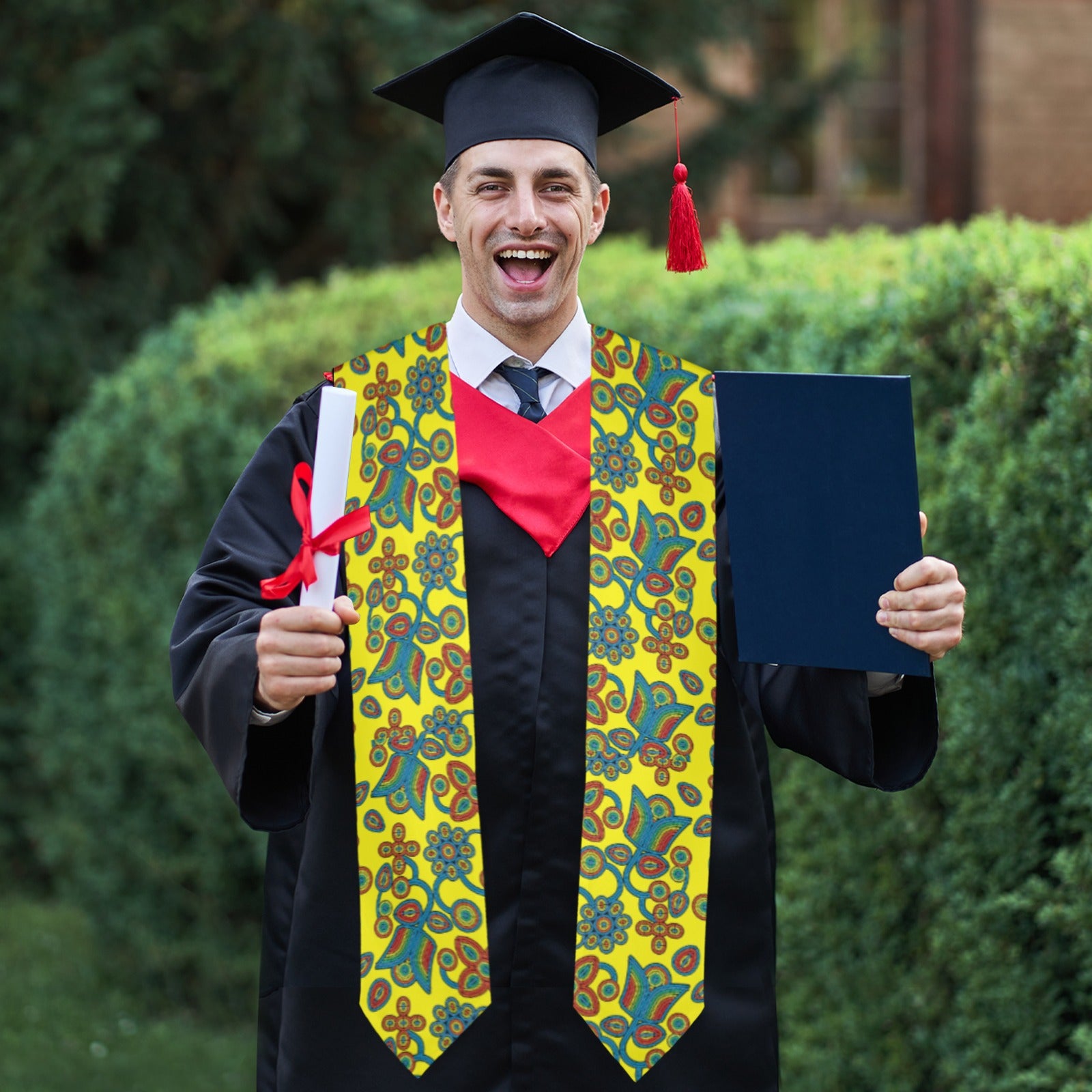 Sky Tomorrow Satin Graduation Stole