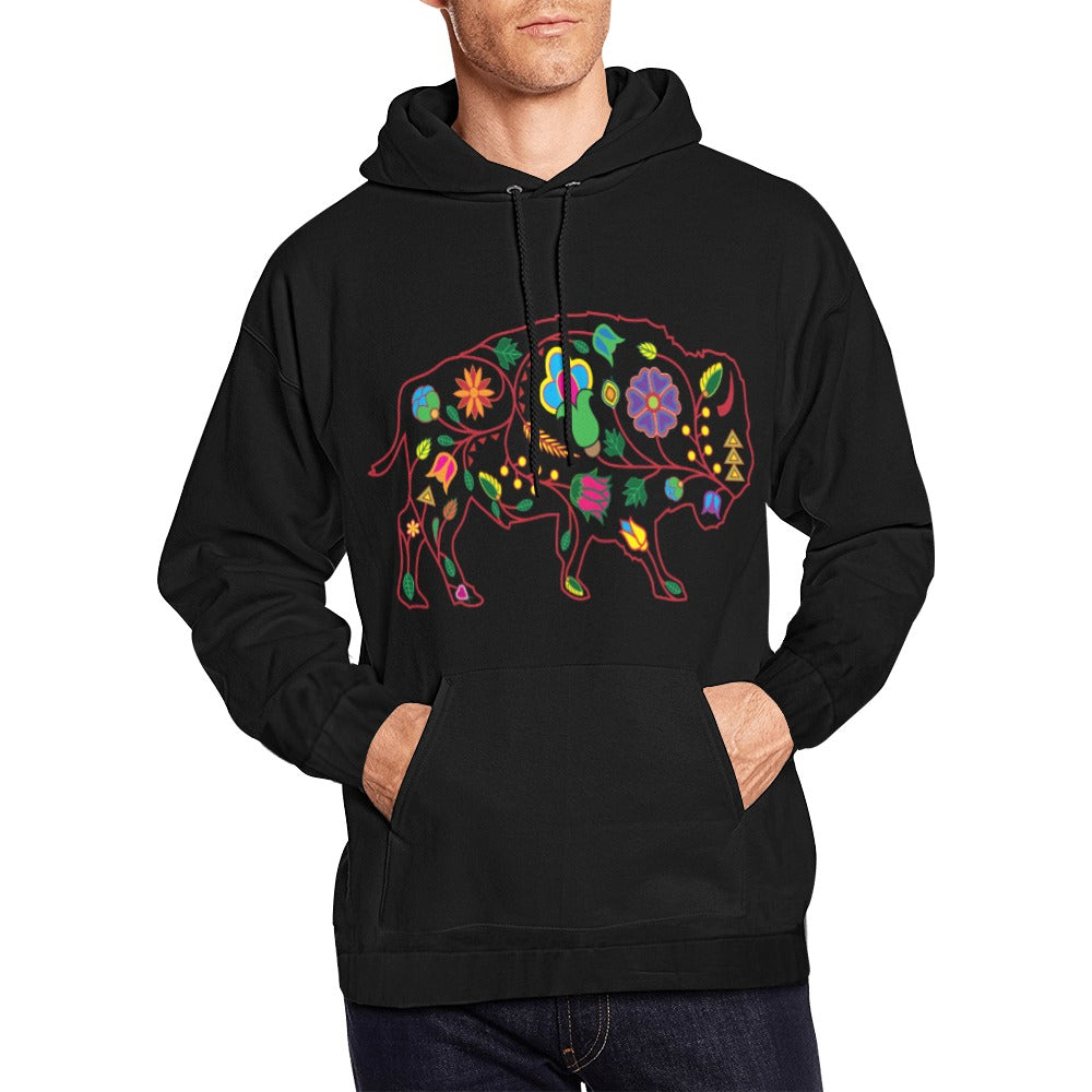 Floral Buffalo Hoodie for Men (USA Size)