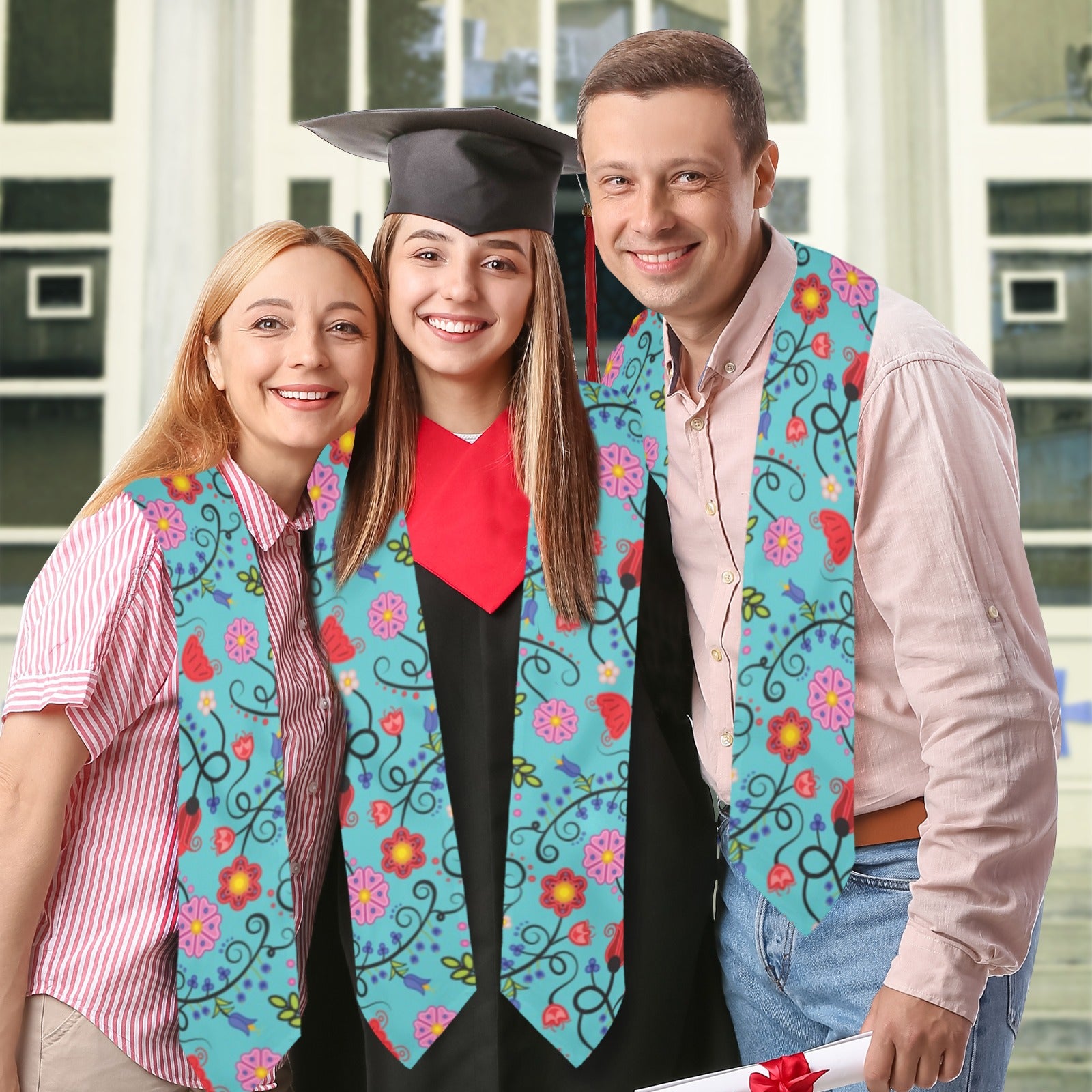 Nipin Blossom Sky Graduation Stole