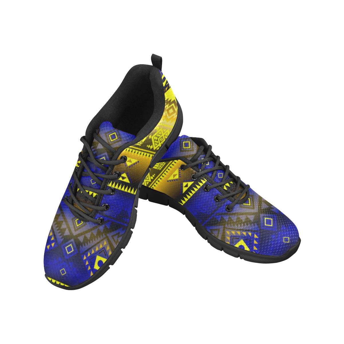 California Coast Afternoon Storm Men's Breathable Running Shoes (Model 055) Men's Breathable Running Shoes (055) e-joyer 