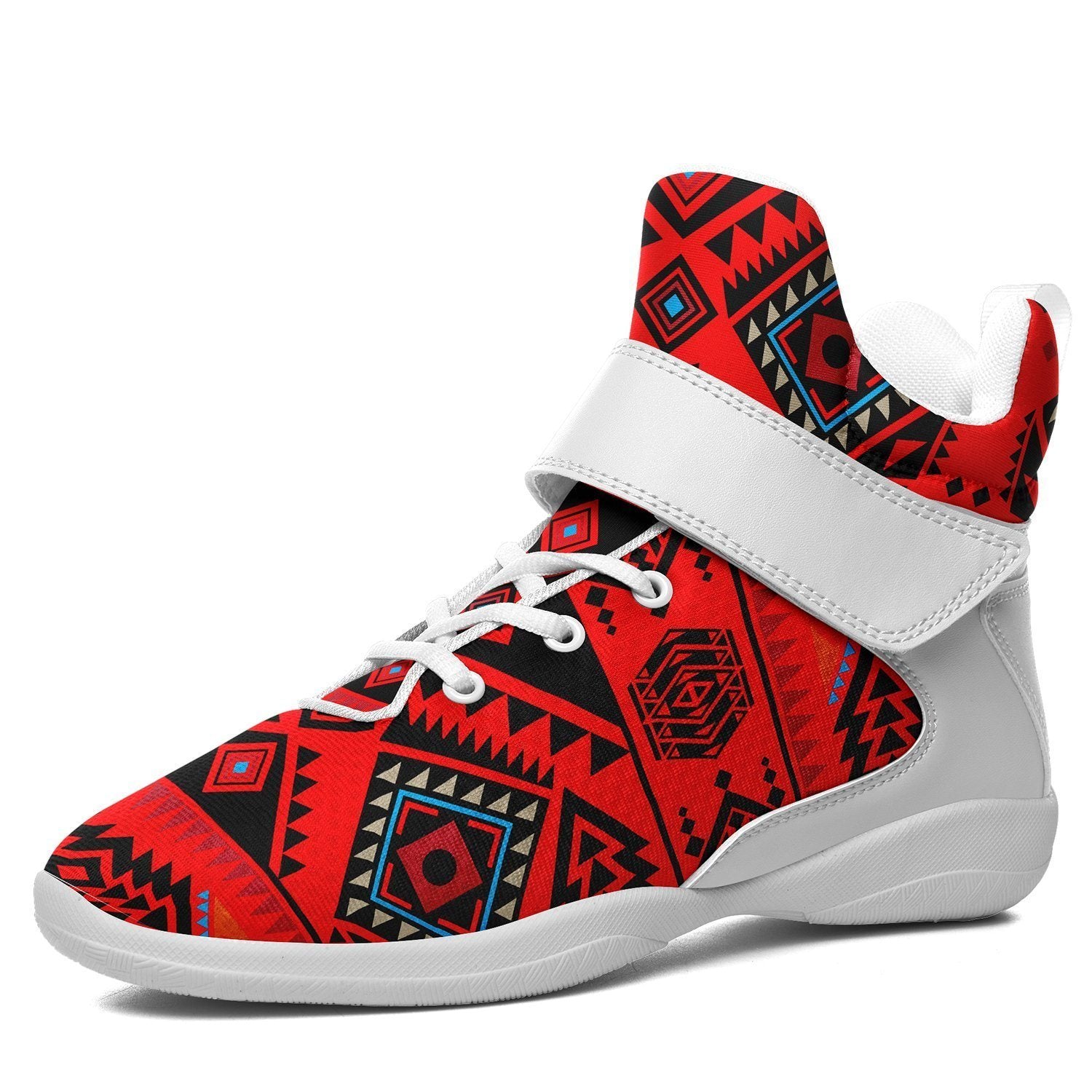 California Coast Mask Ipottaa Basketball / Sport High Top Shoes - White Sole 49 Dzine US Men 7 / EUR 40 White Sole with White Strap 