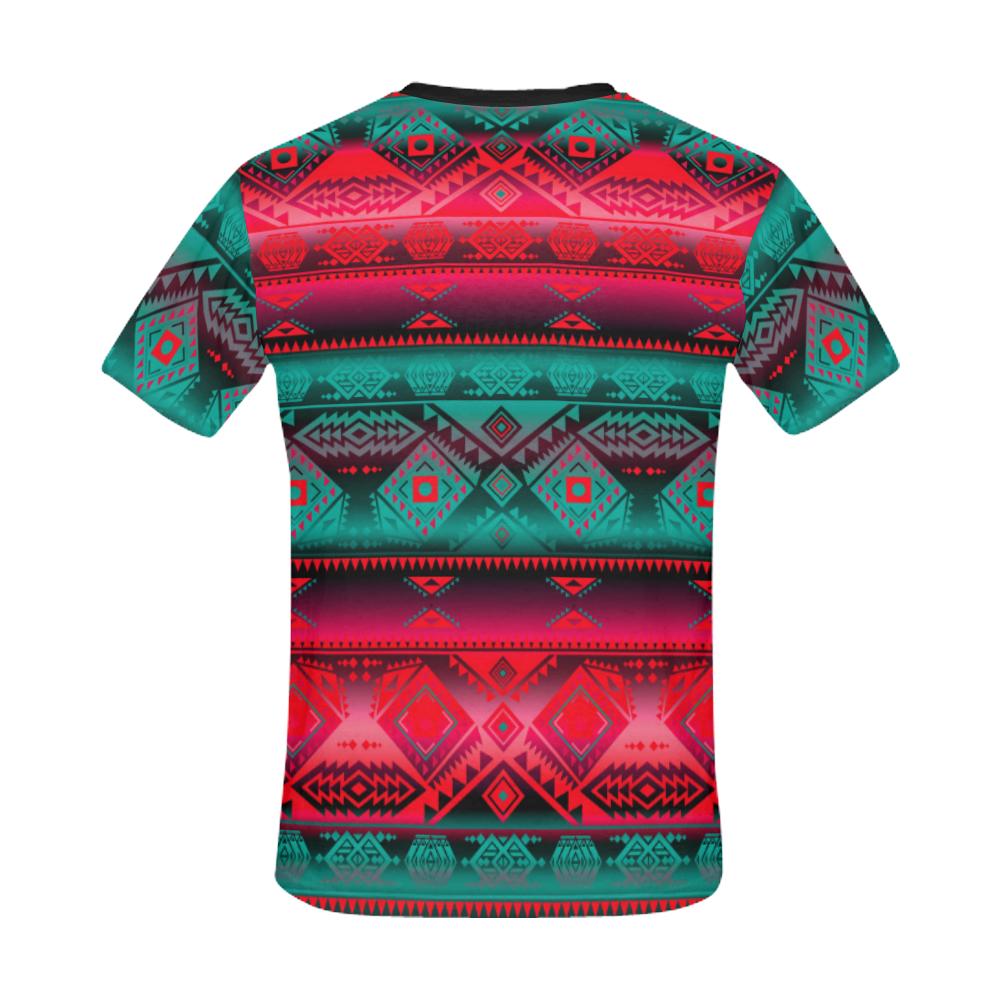 California Coast Summer Gather All Over Print T-Shirt for Men/Large Size (USA Size) Model T40) All Over Print T-Shirt for Men/Large (T40) e-joyer 