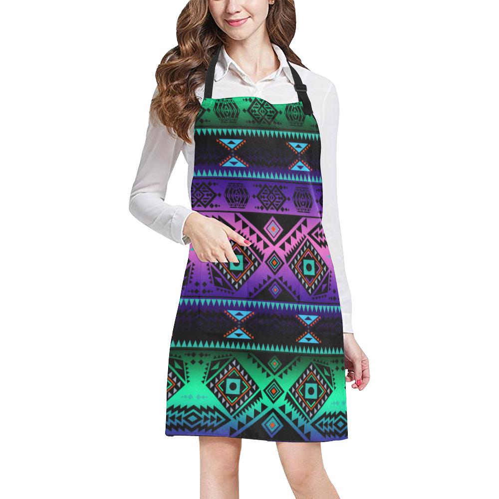 California Coast Sunrise All Over Print Apron All Over Print Apron e-joyer 