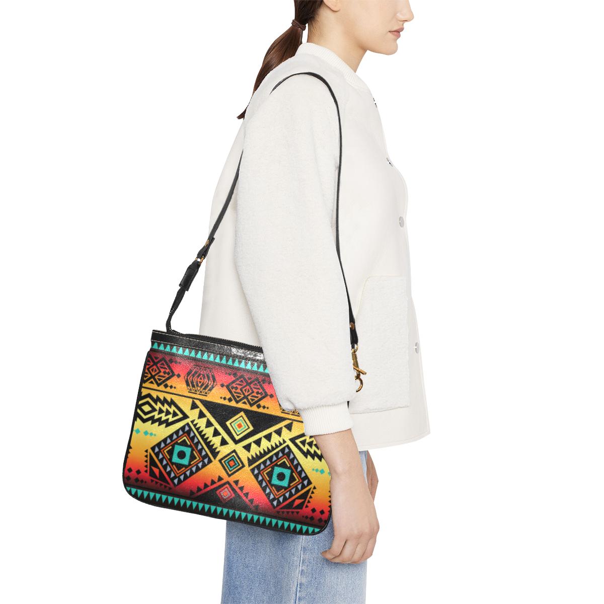 California Coast Sunset Small Shoulder Bag (Model 1710) Small Shoulder Bag (1710) e-joyer 