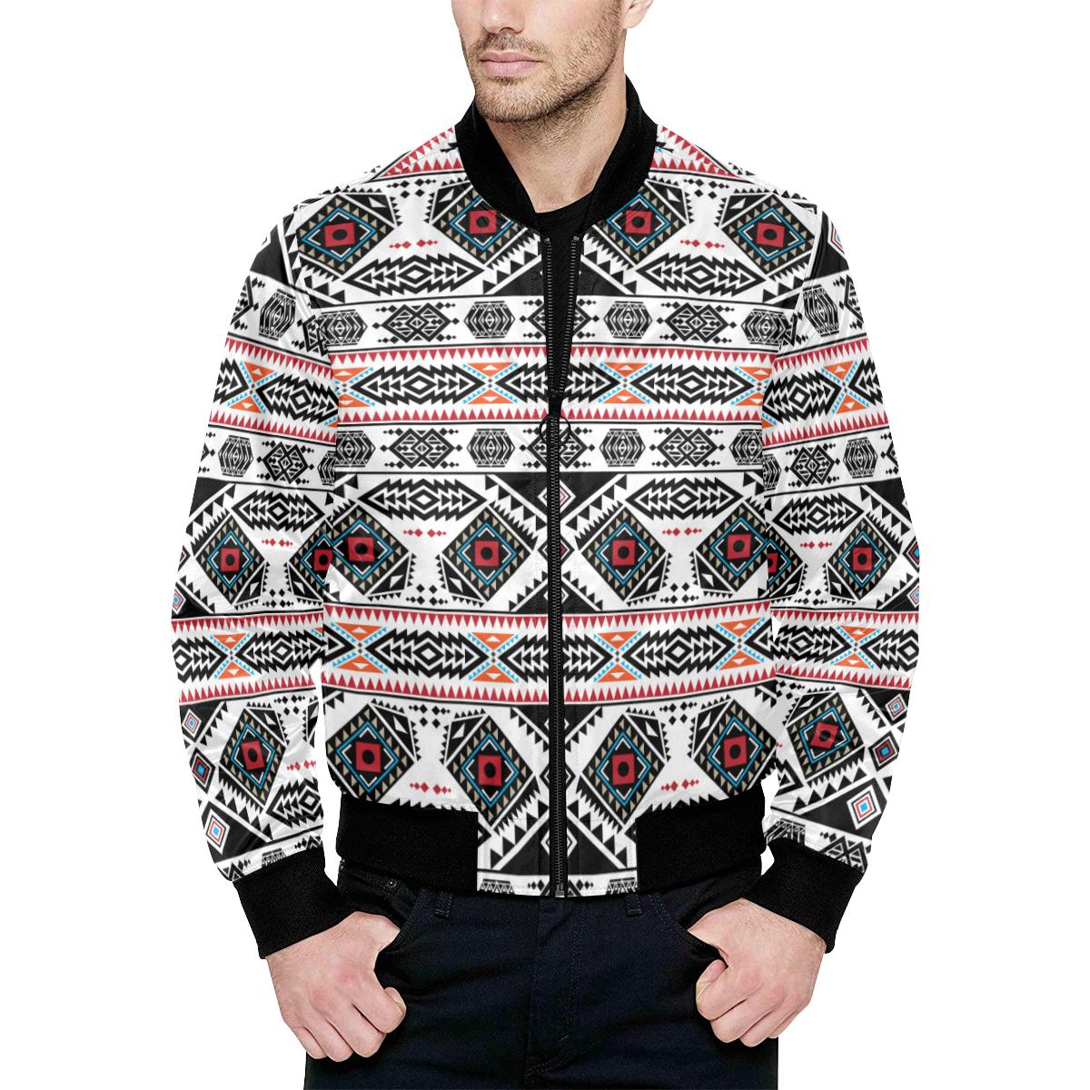California Coast Unisex Heavy Bomber Jacket with Quilted Lining All Over Print Quilted Jacket for Men (H33) e-joyer 