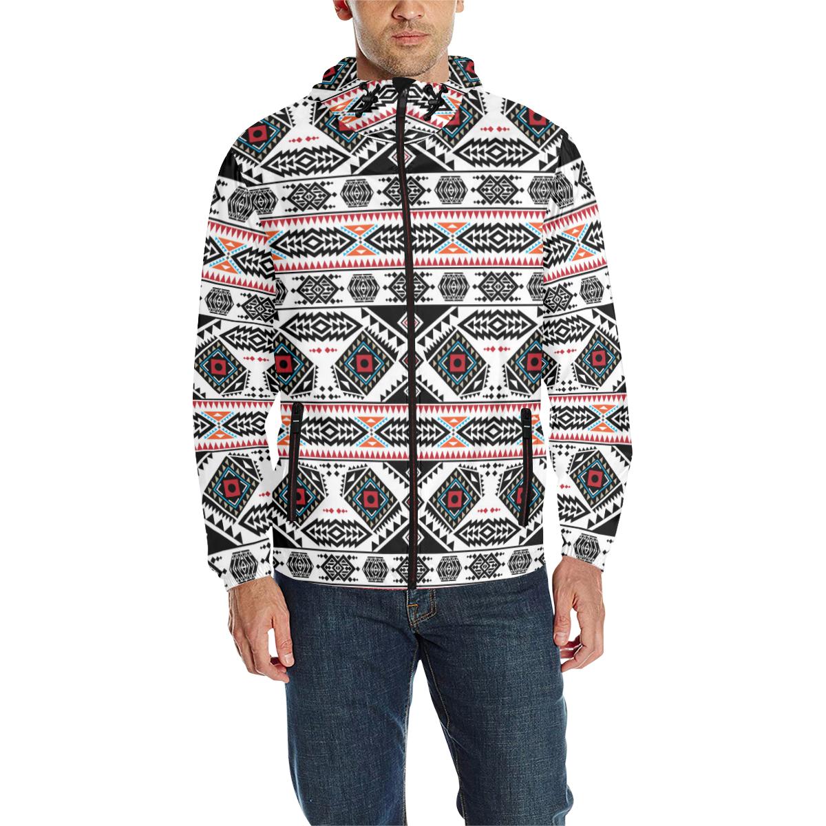 California Coast Unisex Quilted Coat All Over Print Quilted Windbreaker for Men (H35) e-joyer 