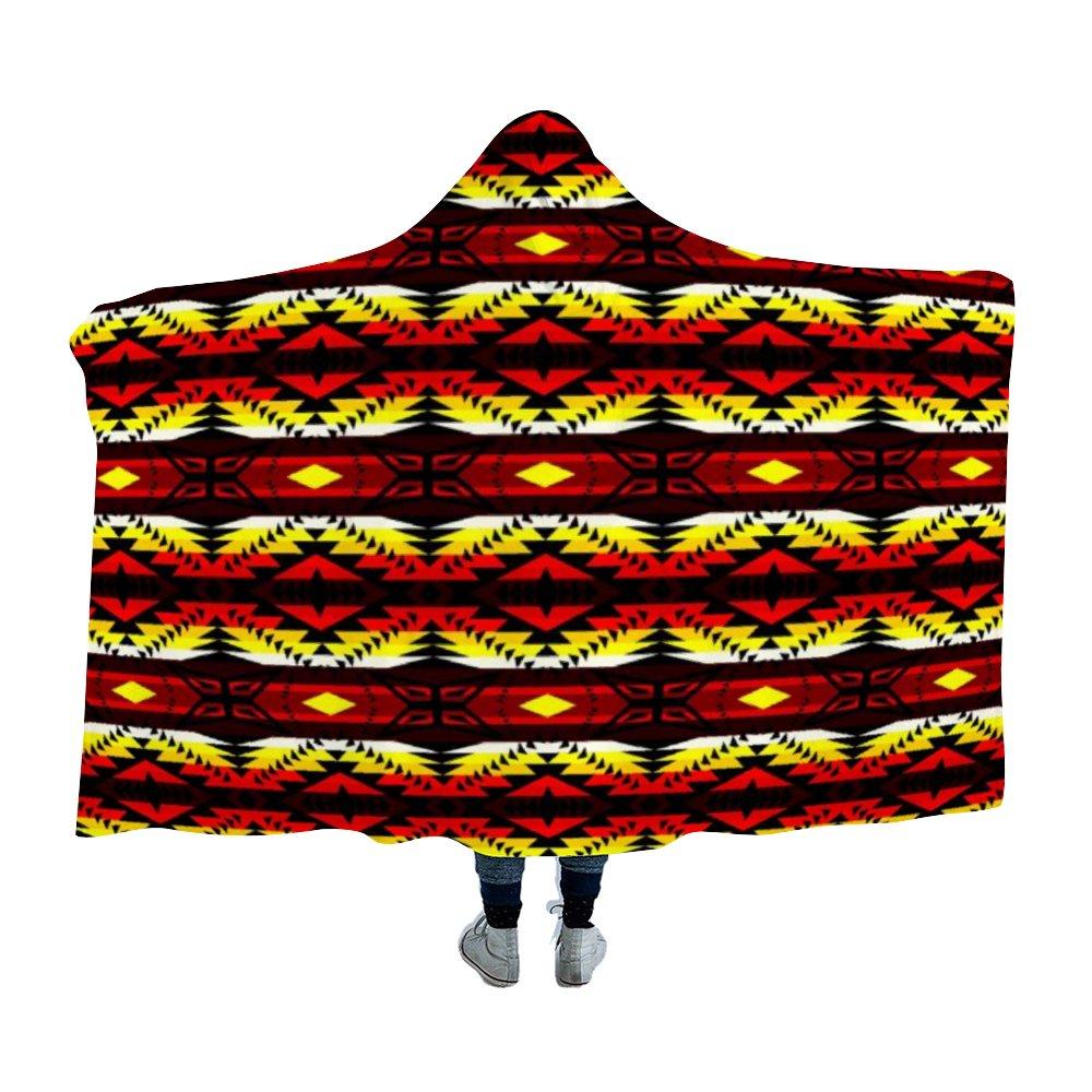 Canyon War Party Hooded Blanket 49 Dzine 