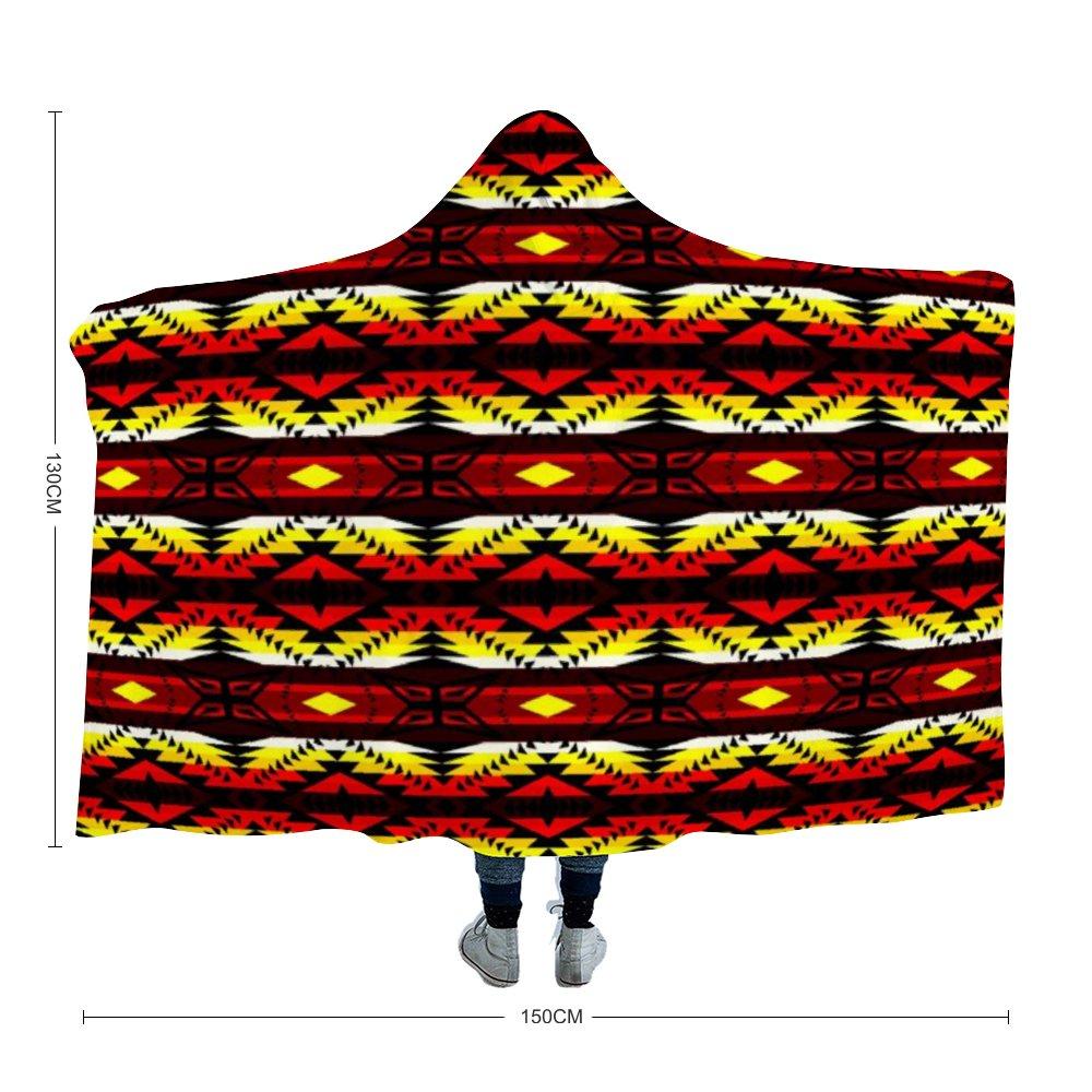 Canyon War Party Hooded Blanket 49 Dzine 