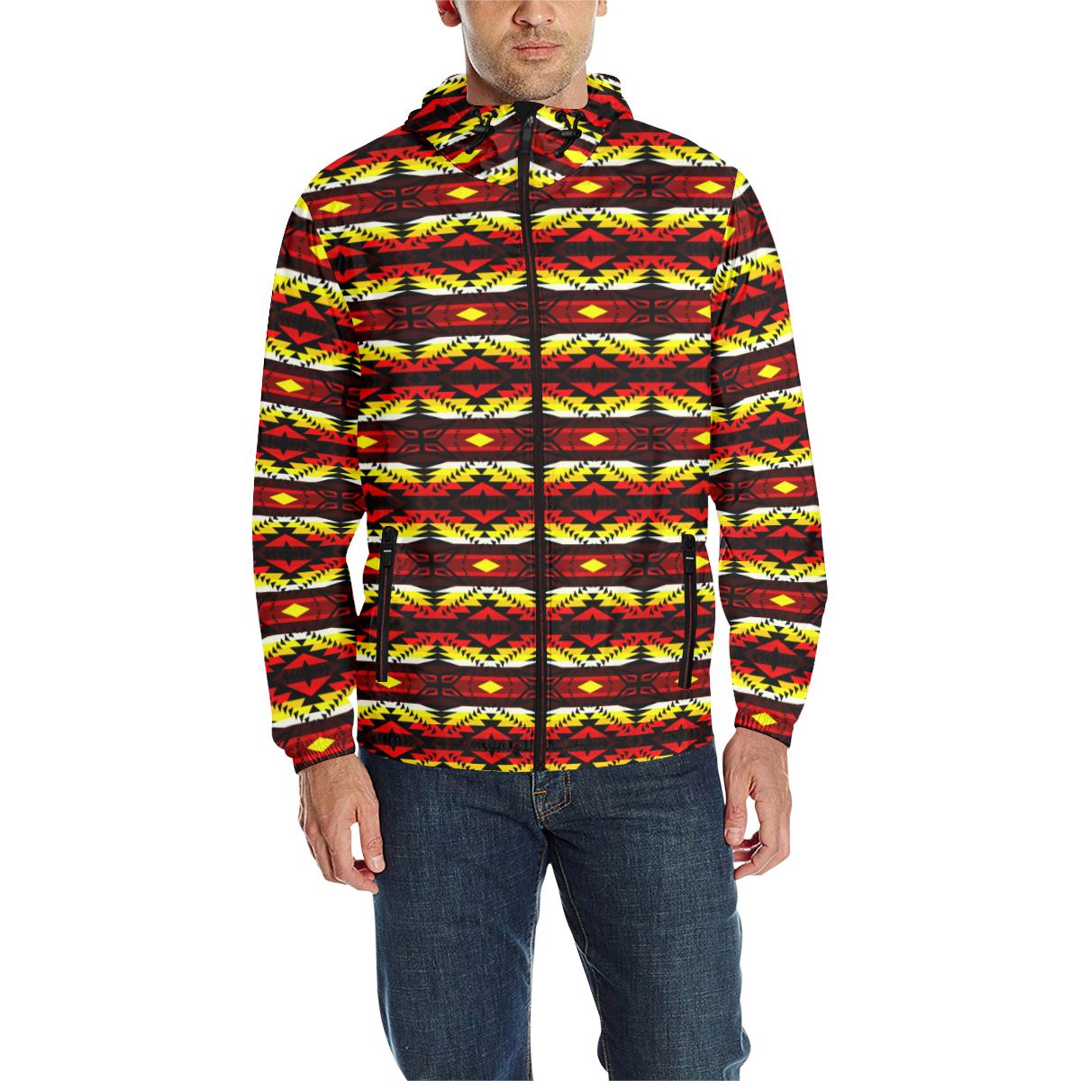 Canyon War Party Unisex Quilted Coat All Over Print Quilted Windbreaker for Men (H35) e-joyer 
