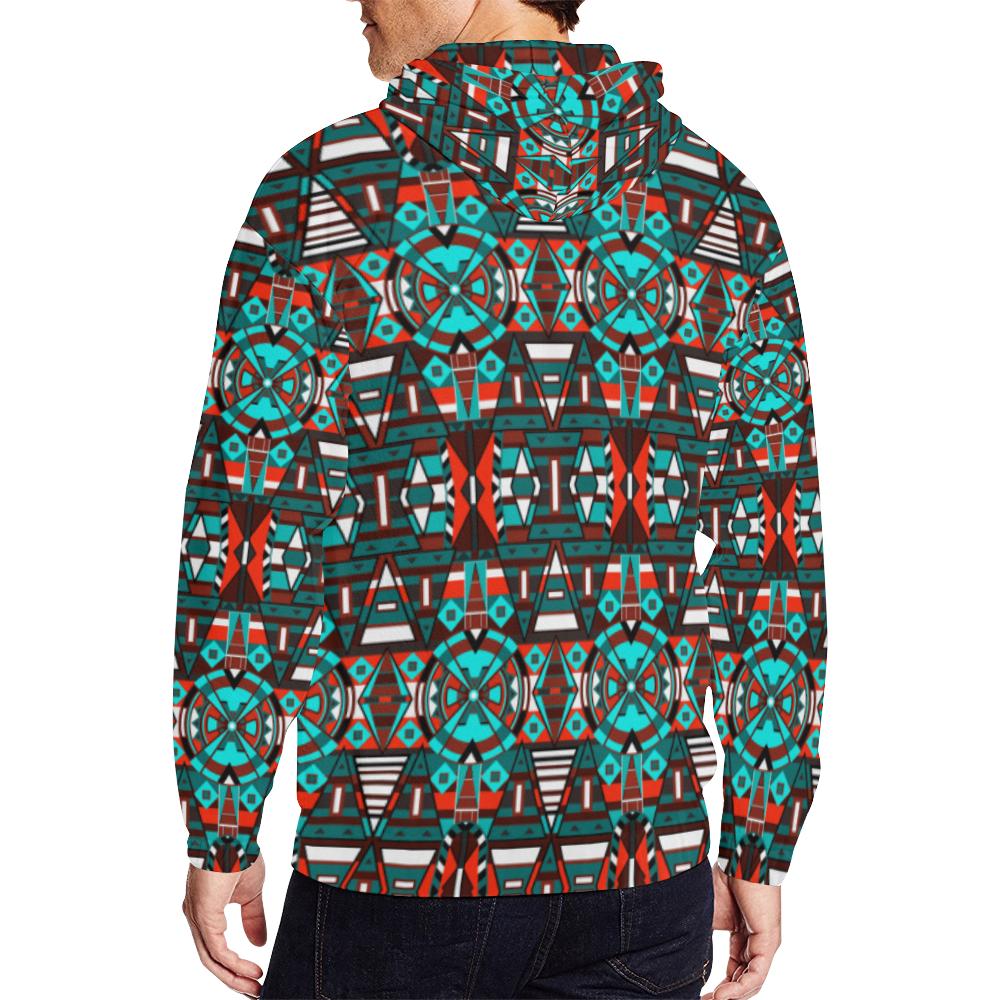 Captive Winter All Over Print Full Zip Hoodie for Men (Model H14) All Over Print Full Zip Hoodie for Men (H14) e-joyer 