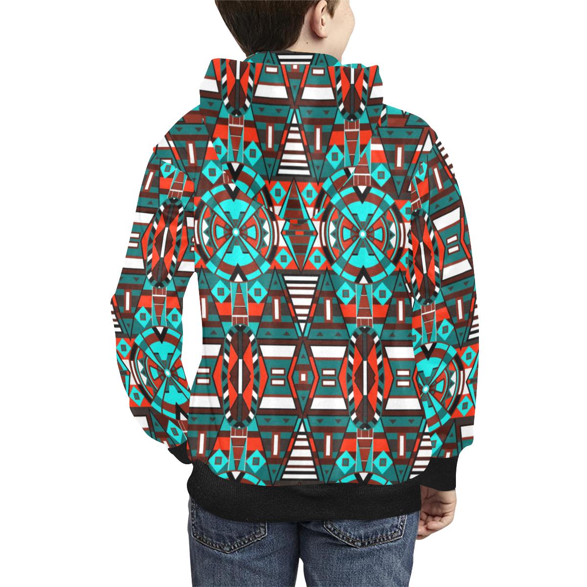 Captive Winter Kids' All Over Print Hoodie (Model H38) Kids' AOP Hoodie (H38) e-joyer 