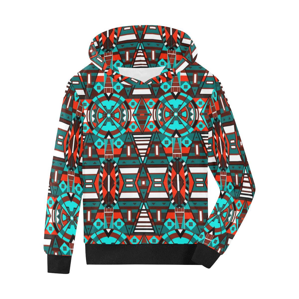 Captive Winter Kids' All Over Print Hoodie (Model H38) Kids' AOP Hoodie (H38) e-joyer 