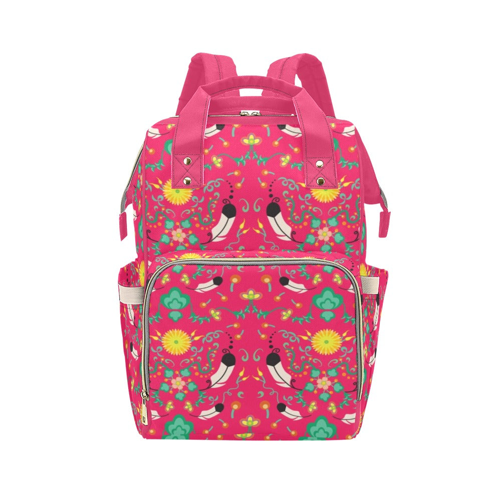 New Growth Pink Multi-Function Diaper Backpack/Diaper Bag