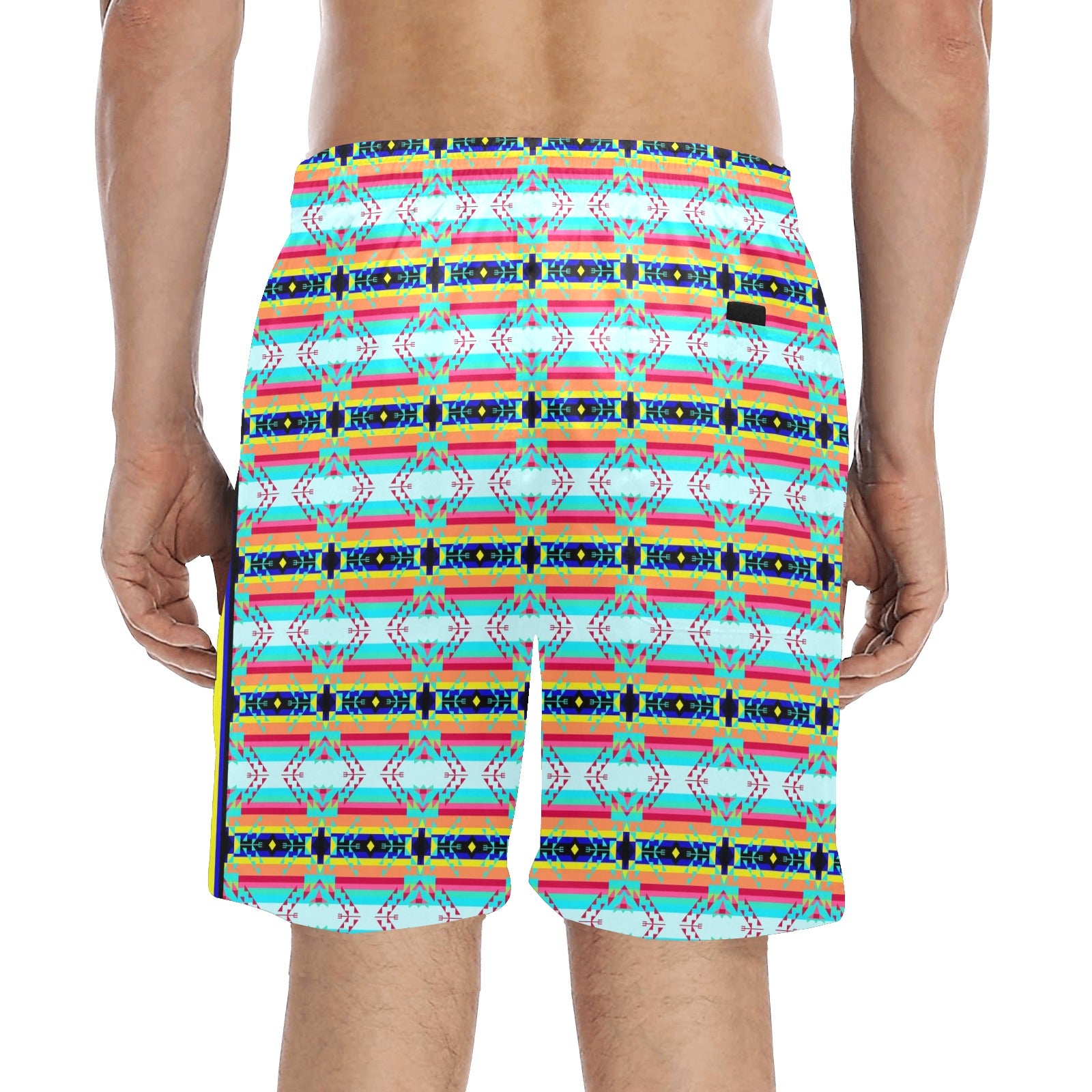 Sacred Spring Men's Mid-Length Beach Shorts