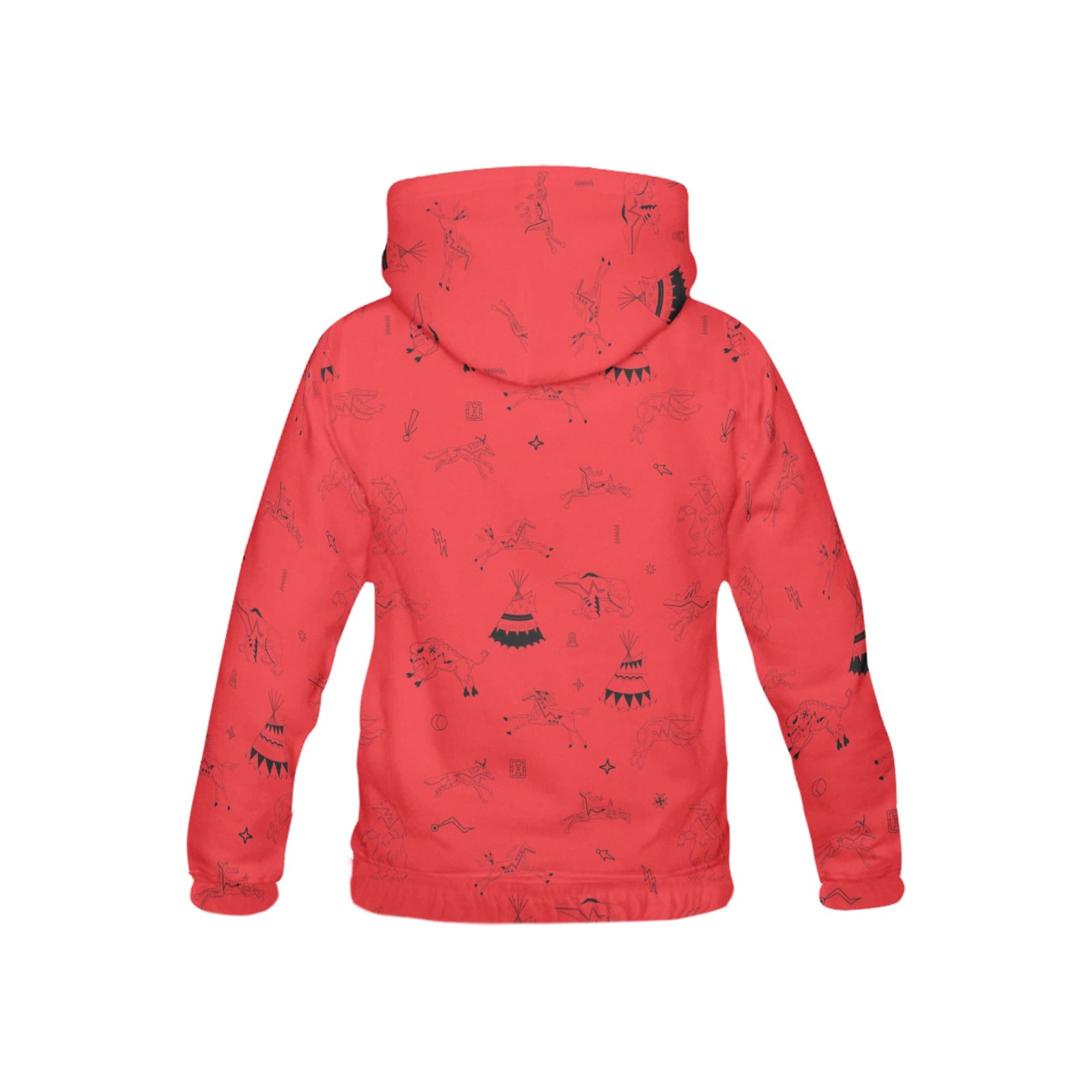 Ledger Dabbles Red Hoodie for Kid (USA Size)