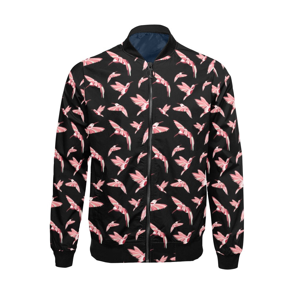 Strawberry Black Bomber Jacket for Men