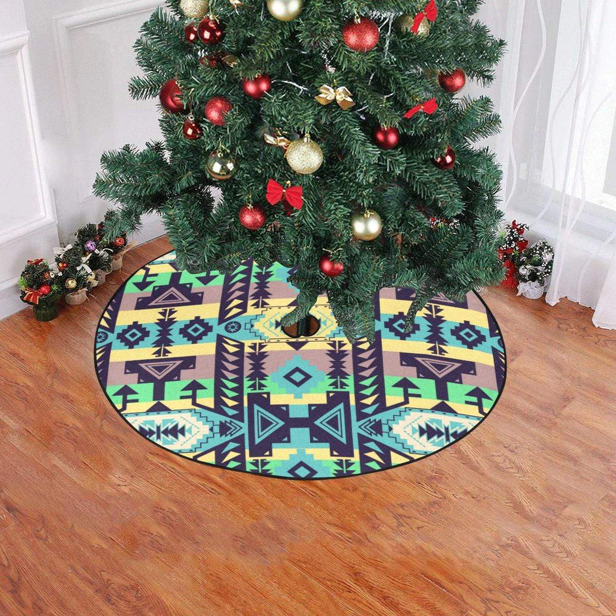 Chiefs Mountain 100 Christmas Tree Skirt 47" x 47" Christmas Tree Skirt e-joyer 