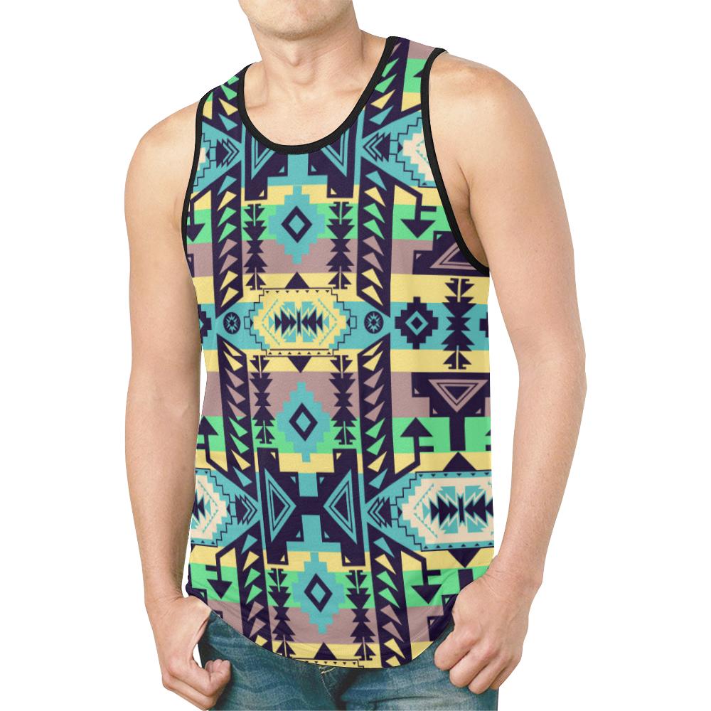 Chiefs Mountain 100 New All Over Print Tank Top for Men (Model T46) New All Over Print Tank Top for Men (T46) e-joyer 