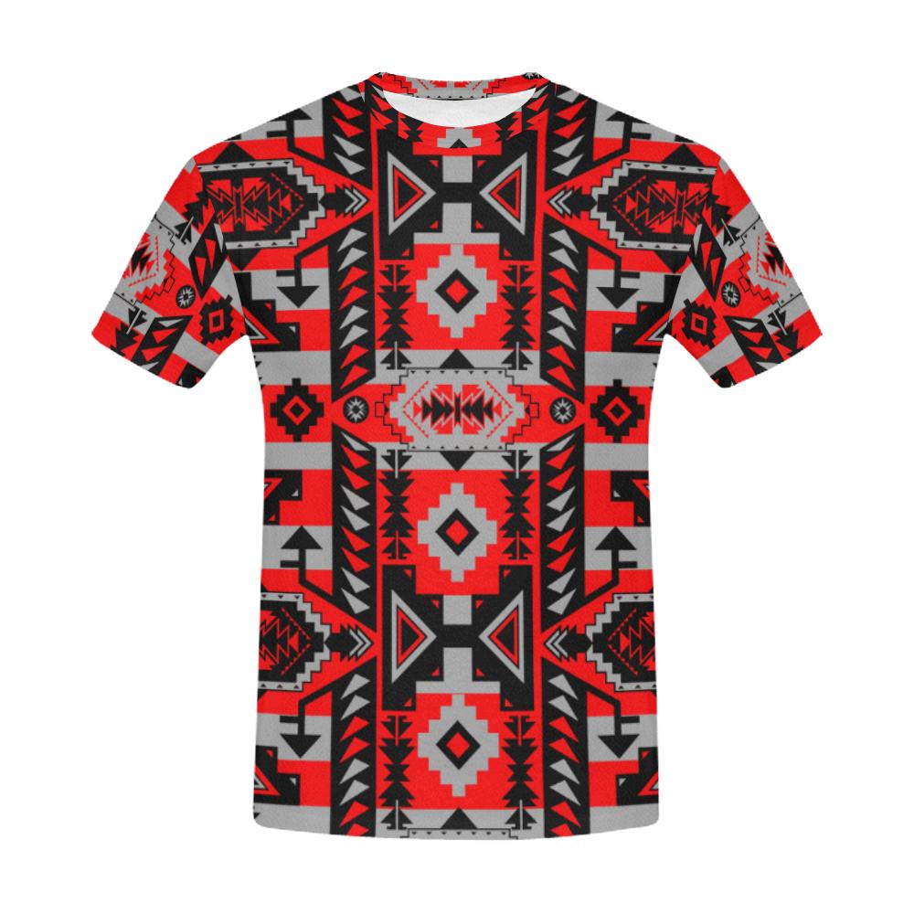 Chiefs Mountain Candy Sierra All Over Print T-Shirt for Men (USA Size) (Model T40) All Over Print T-Shirt for Men (T40) e-joyer 