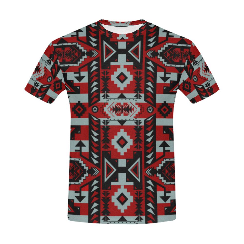 Chiefs Mountain Candy Sierra-Dark All Over Print T-Shirt for Men (USA Size) (Model T40) All Over Print T-Shirt for Men (T40) e-joyer 