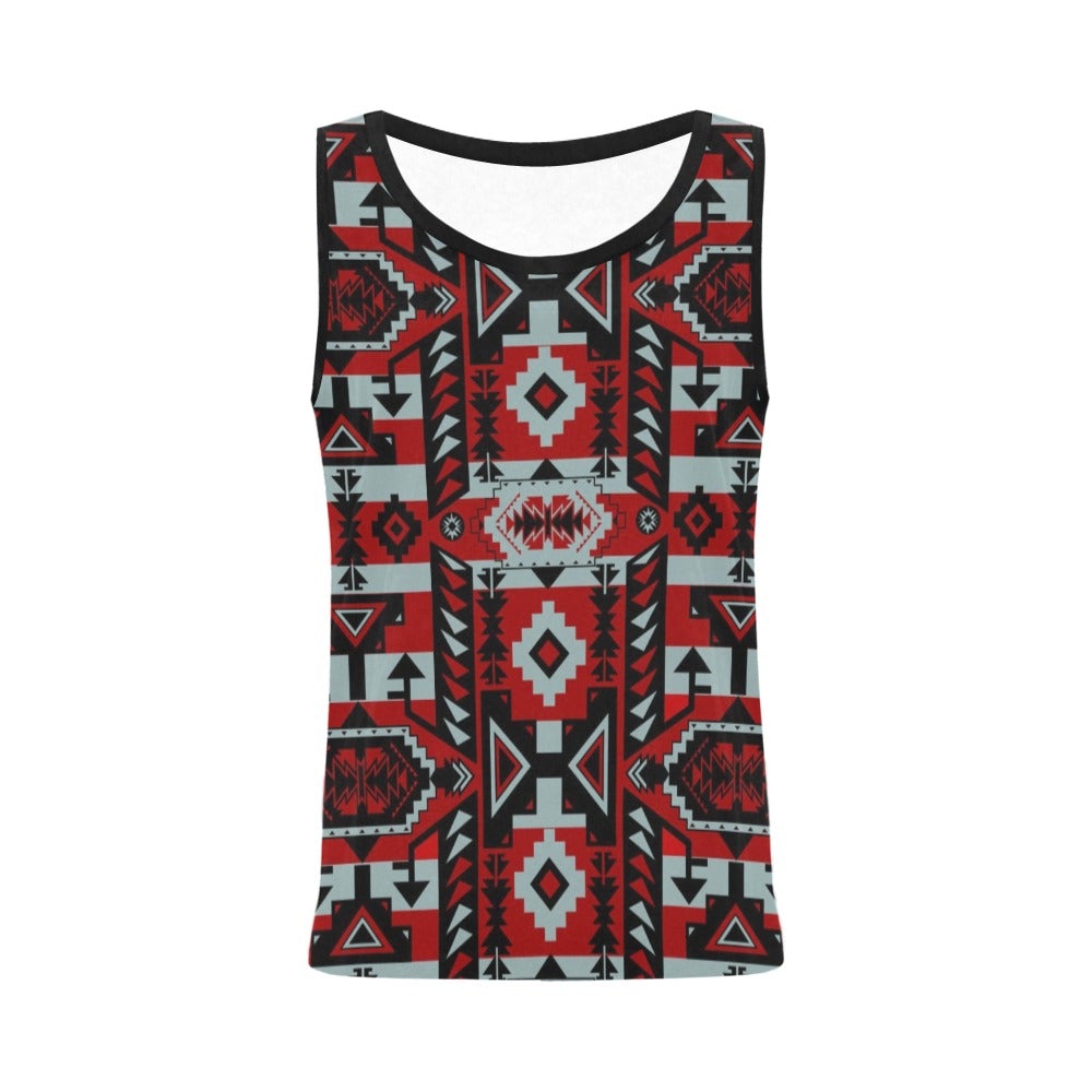 Chiefs Mountain Candy Sierra Dark All Over Print Tank Top for Women (Model T43) All Over Print Tank Top for Women (T43) e-joyer 